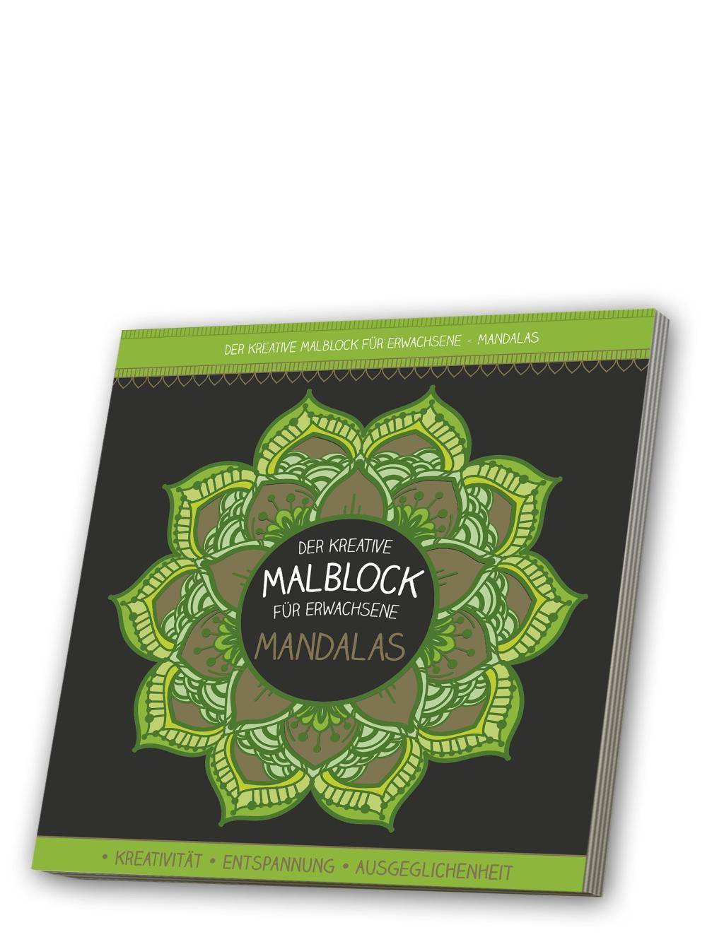 Der kreative Malblock für Erwachsene - Mandalas, mit Audio-CD Krativität, Entspannung, Ausgeglichenheit