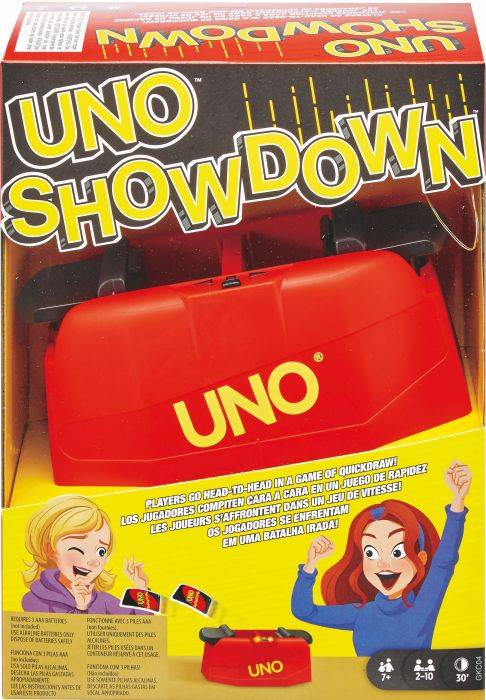 UNO Showdown (Spiel) Kartenspiel für 2-10 Spieler, UNO