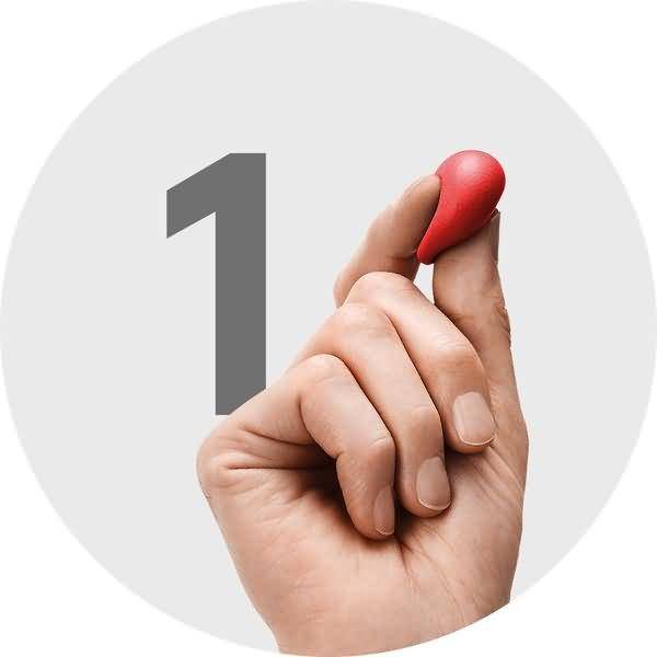 Allzweckkleber formbar VE=3 Stück (3x3,5 g) schwarz/weiß/rot