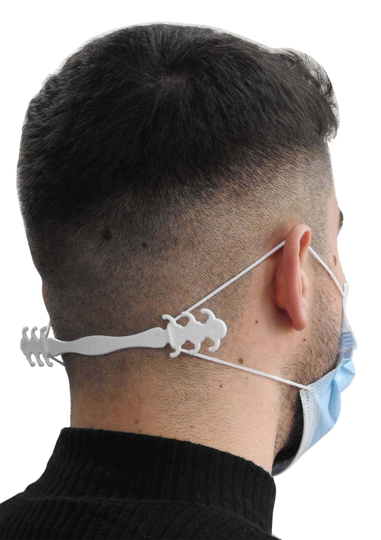 10x Maskenhalter für Schutzmaske Mundschutz Behelfsmaske Ohrenschoner Nackenband