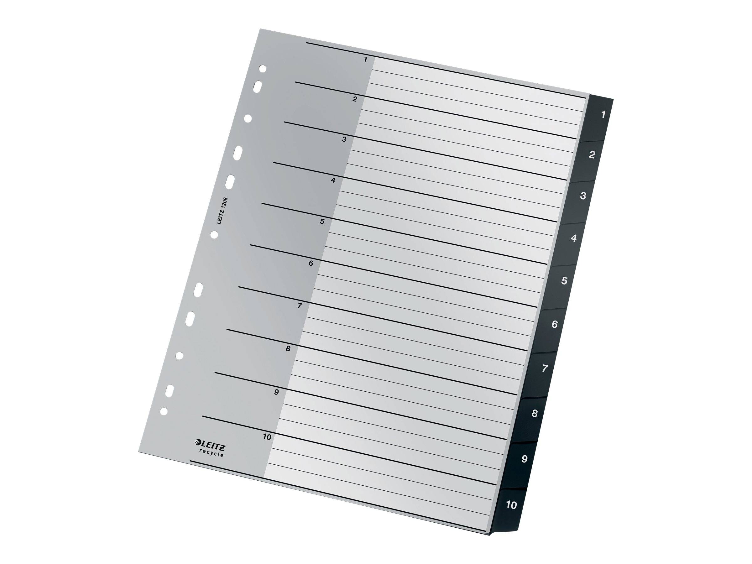 ESSELTE LEITZ - Leitz Recycle - Trennelement - 10 Teile - vorgedruckt: 1-10