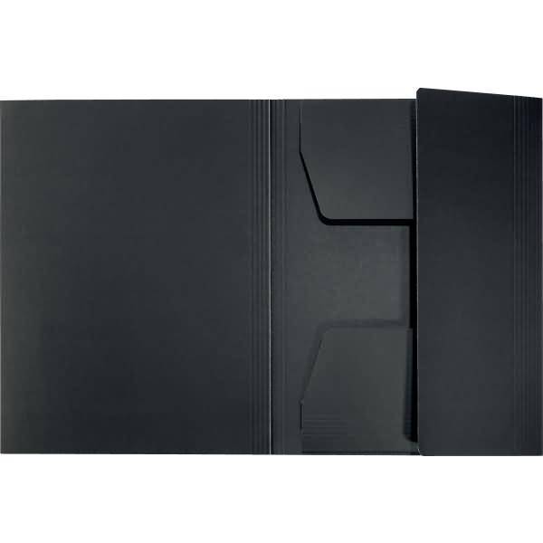 Jurismappe Recycle A4 Karton schwarz