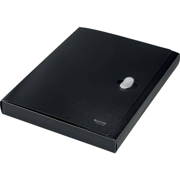 Ablagebox Recycle A4 PP 38 mm schwarz