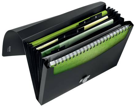 Esselte Leitz Recycle - Schriftenordner - 5 Fächer - 5 Teile - vorgedruckt: 1-5 - für A4 (210 x 297 mm)