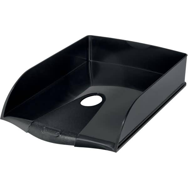 Briefkorb Recycle A4 Polystyrol schwarz