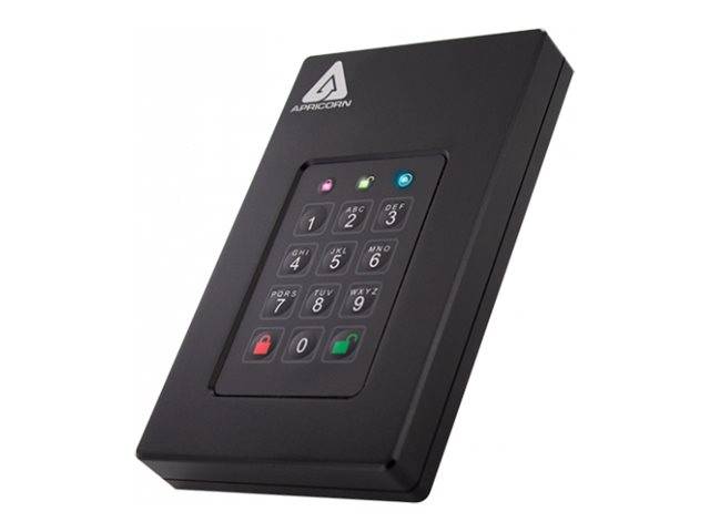 Apricorn Aegis Fortress L3 - Festplatte - verschlüsselt - 1 TB - extern (tragbar)