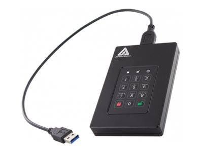 Apricorn Aegis Fortress L3 - Festplatte - verschlüsselt - 1 TB - extern (tragbar)