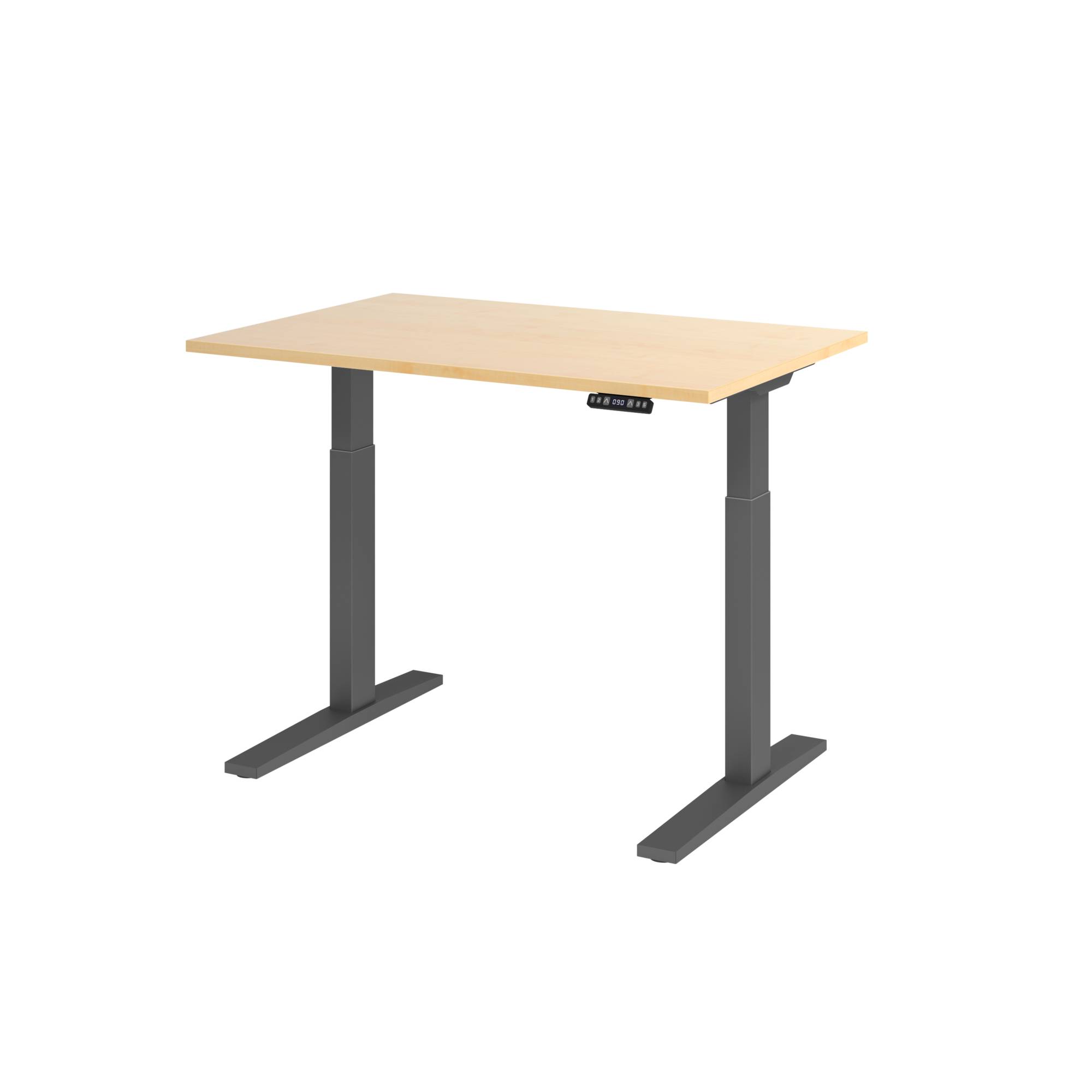 Hammerbacher Schreibt. VXMKA12/3/G el.120x80cm graphit/ahorn