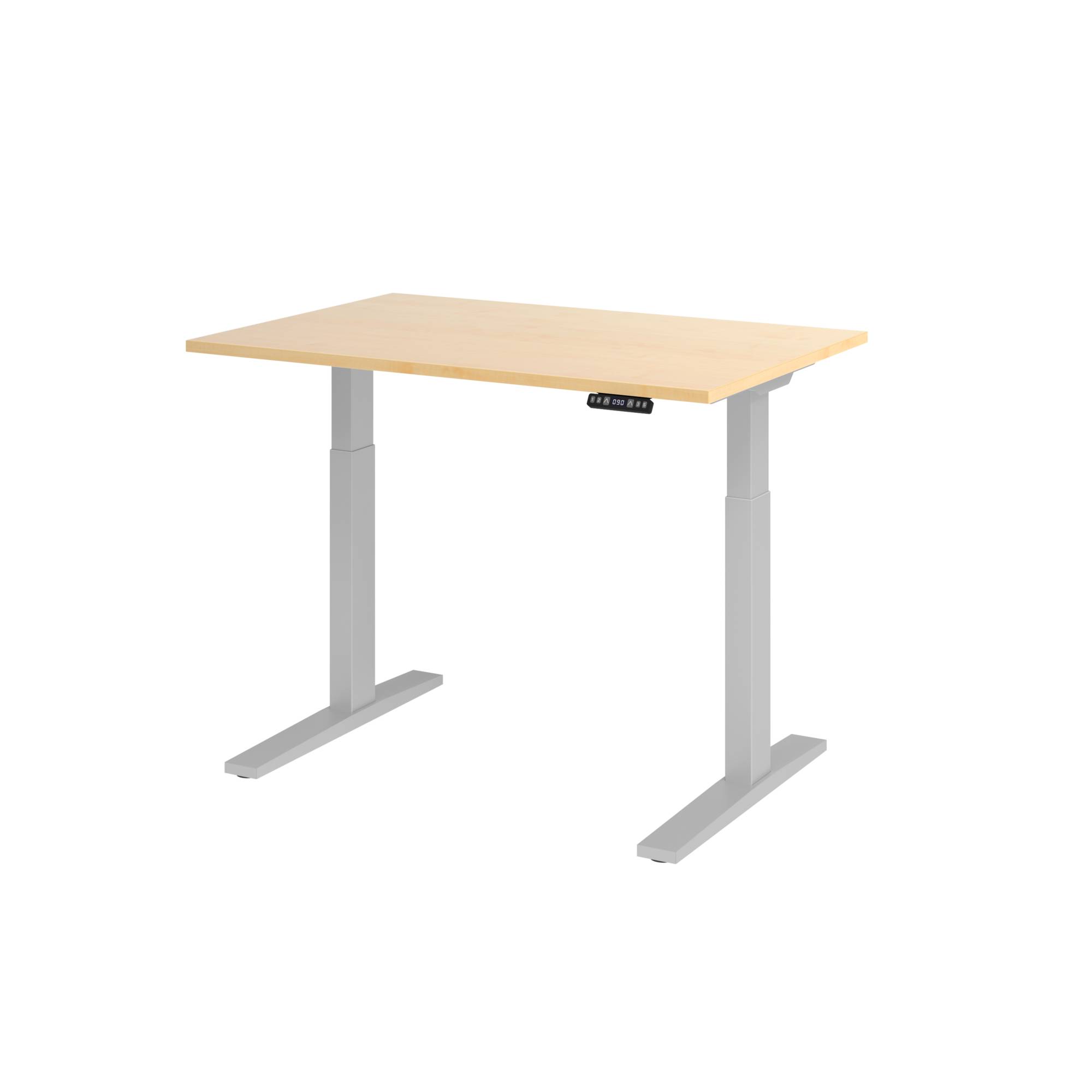 Hammerbacher Schreibt. VXMKA12/3/S el.120x80cm silber/ahorn