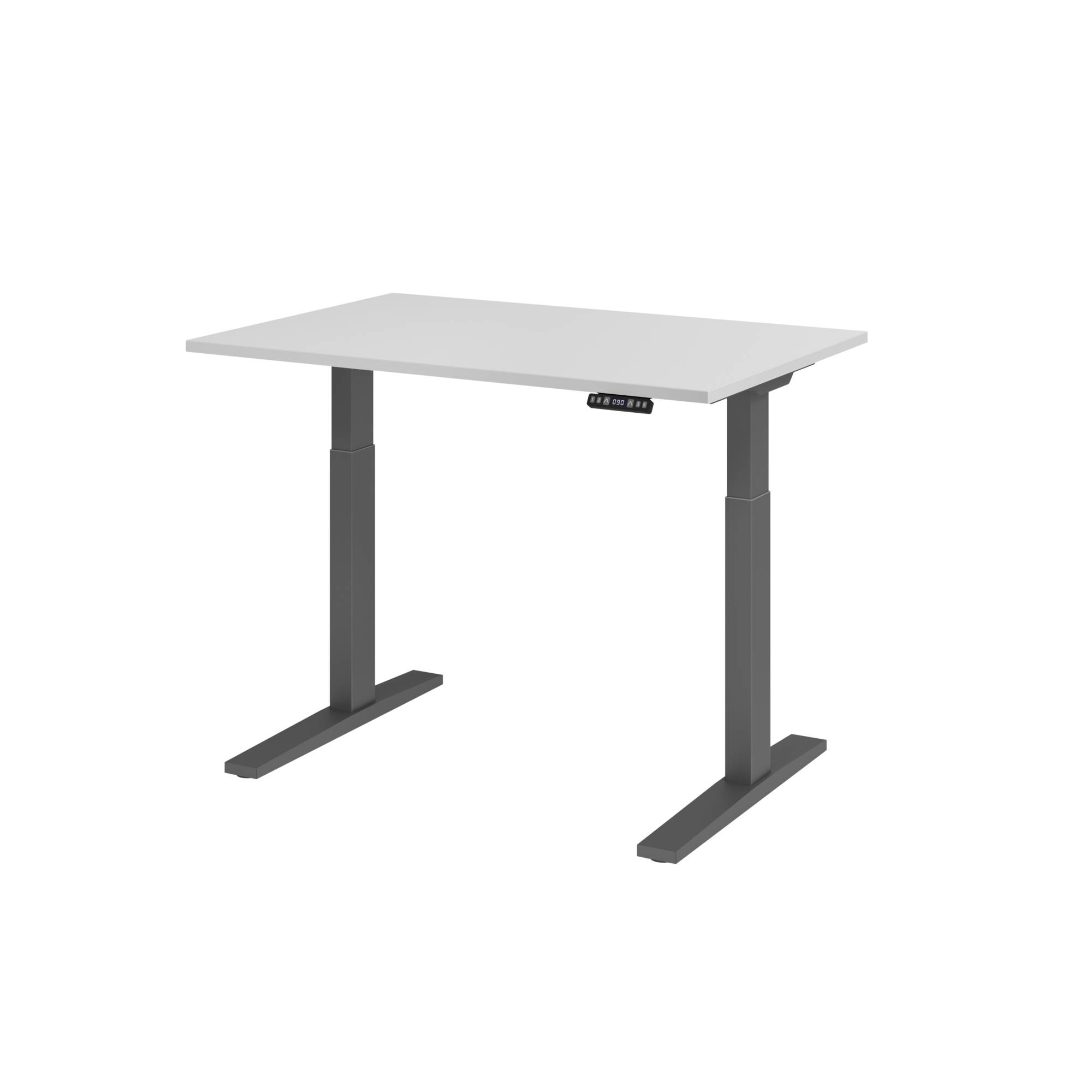 Hammerbacher Schreibt. VXMKA12/5/G el.120x80cm graphit/grau