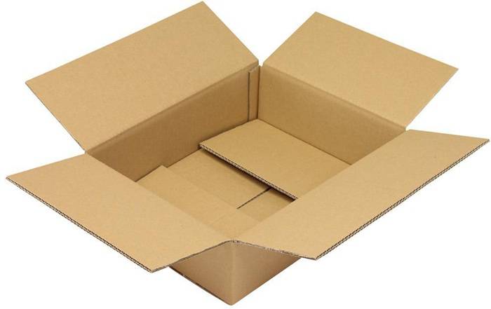 Faltkarton 2-wellig Maße 400x300x100mm Qualität 2.30BC braun TRANSPAK