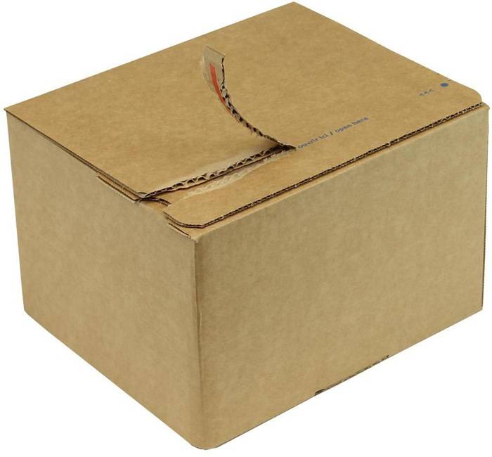 Automatikkarton 1-wellig Automatikboden Maße 214x153x112mm SK A5 Q.1.2E braun