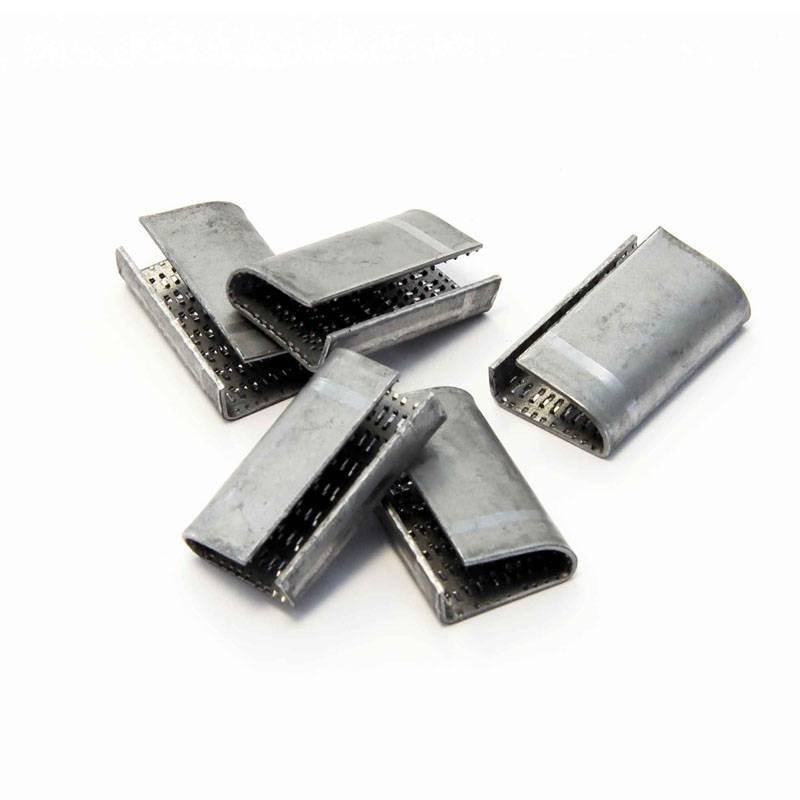 Verschlusshülsen, 16mm breit, verzinkt u. aufgerauht, Typ:Metallverschlusshülse