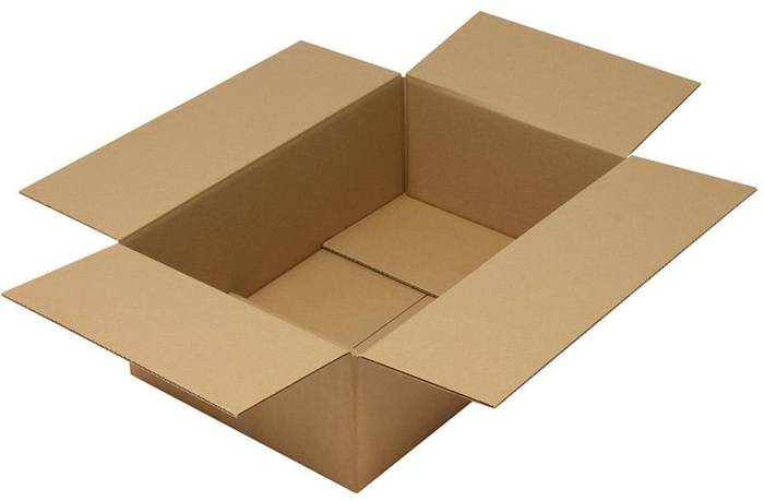 Faltkarton 1-wellig Maße 600x400x200 mm Qualität 1.30 C braun TRANSPAK