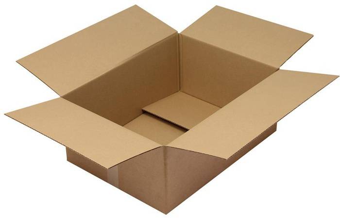 Faltkarton 1-wellig Maße 600x450x250mm Qualität 1.30 C braun TRANSPAK