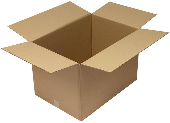 Faltkarton 2-wellig Maße 650x460x430mm C2 Qualität 2.30BC braun TRANSPAK