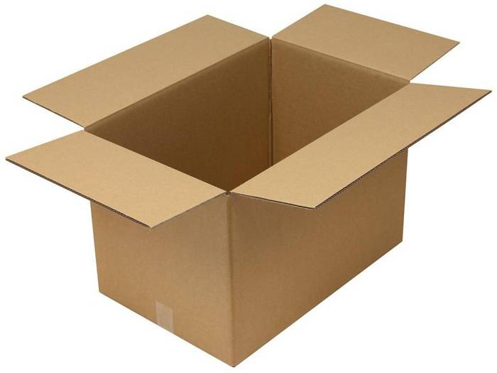 Faltkarton 2-wellig Maße 600x400x400mm Qualität 2.70BC braun TRANSPAK