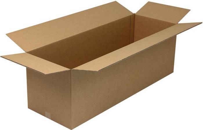 Faltkarton 2-wellig Maße 1200x400x400mm Qualität 2.70BC braun TRANSPAK