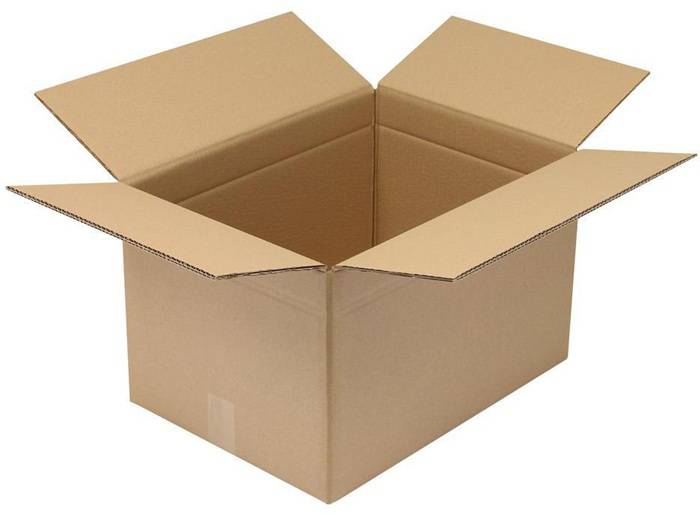 Faltkarton 2-wellig Maße 500x370x310mm B3 Qualität 2.30BC braun TRANSPAK