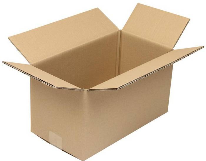 Faltkarton 2-wellig Maße 380x200x200mm Qualität 2.20BC braun TRANSPAK