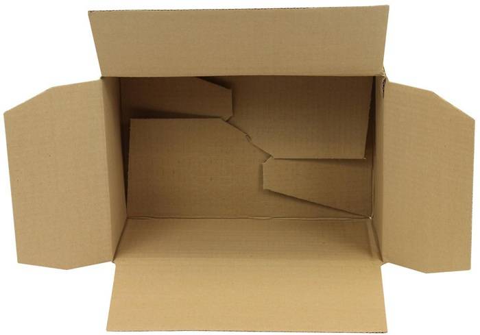 Automatikkarton 1-wellig Maße 305x215x40-140mm Qualität 1.20 B braun Fefco 0711