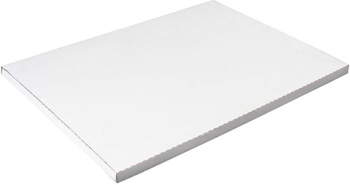 Kalenderverpackung 1-wellig Maße 605x427x15mm A2 Qualität 1.3B weiß TRANSPAK