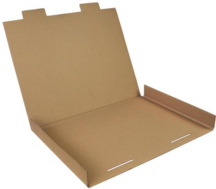 Kalenderverpackung 1-wellig Maße 630x430x10mm A2 Qualität 1.20 B braun TRANSPAK
