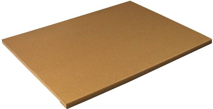 Kalenderverpackung 1-wellig Maße 630x430x10mm A2 Qualität 1.20 B braun TRANSPAK