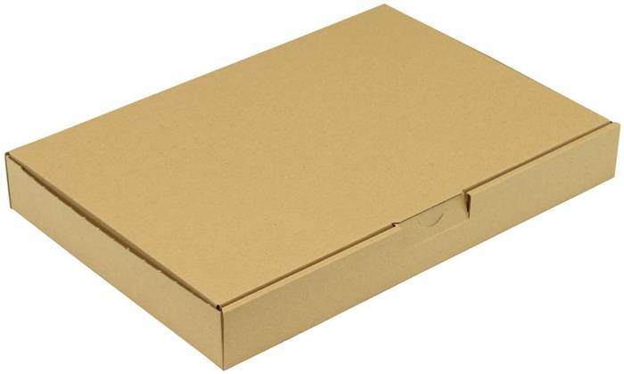 Klappschachtel 1-wellig Maße 338x230x42mm C4 1.2E braun Steckverschluss TRANSPAK