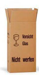 Versandkarton Maße 205x110x380mm Qualität 2.3BC braun postgeprüft TRANSPAK