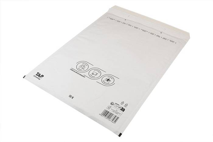 Luftpolsterversandtasche Innenmaß 350x470mm DIN C3 weiß SK-Verschlus TRANSPAK
