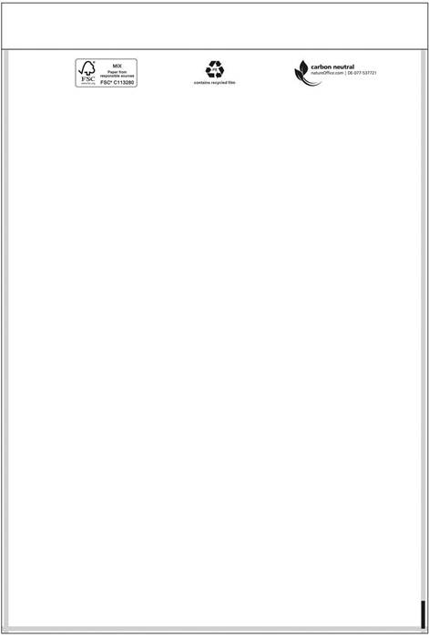 Dokumententaschen Standard Maße 230x310mm C4 o.Druck TRANSPAK