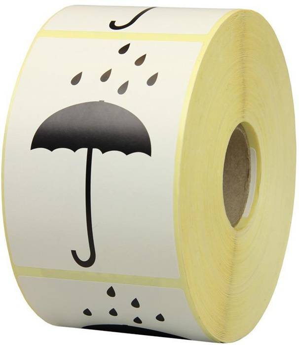 Etiketten m.Anhängeöse Maße 50x100mm Qualität 190g/qm altweiß TRANSPAK