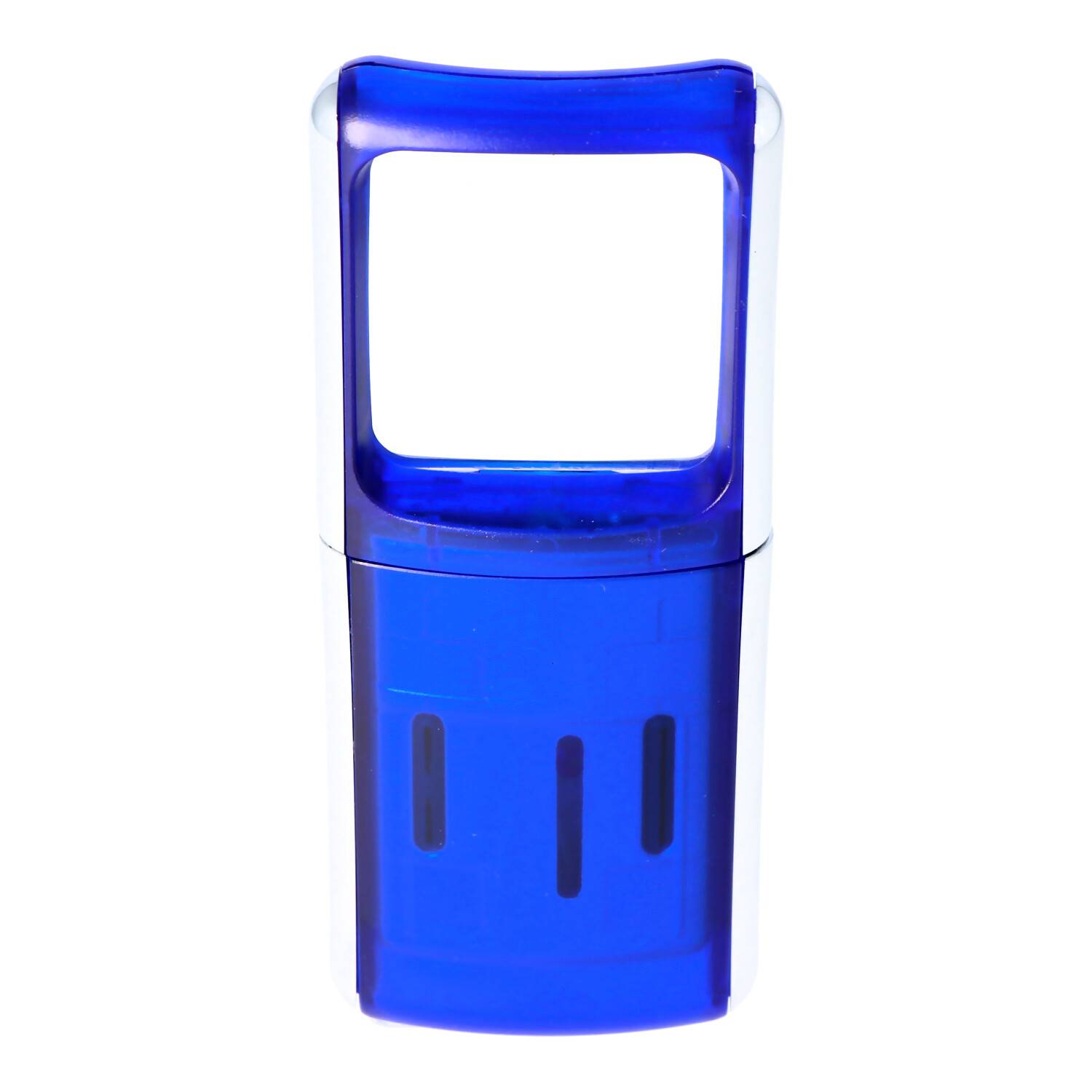 Lupe mit LED-Beleuchtung und 3fach Vergrösserung Farbe Blau, inklusive 2 CR1130 Lithium Batterien