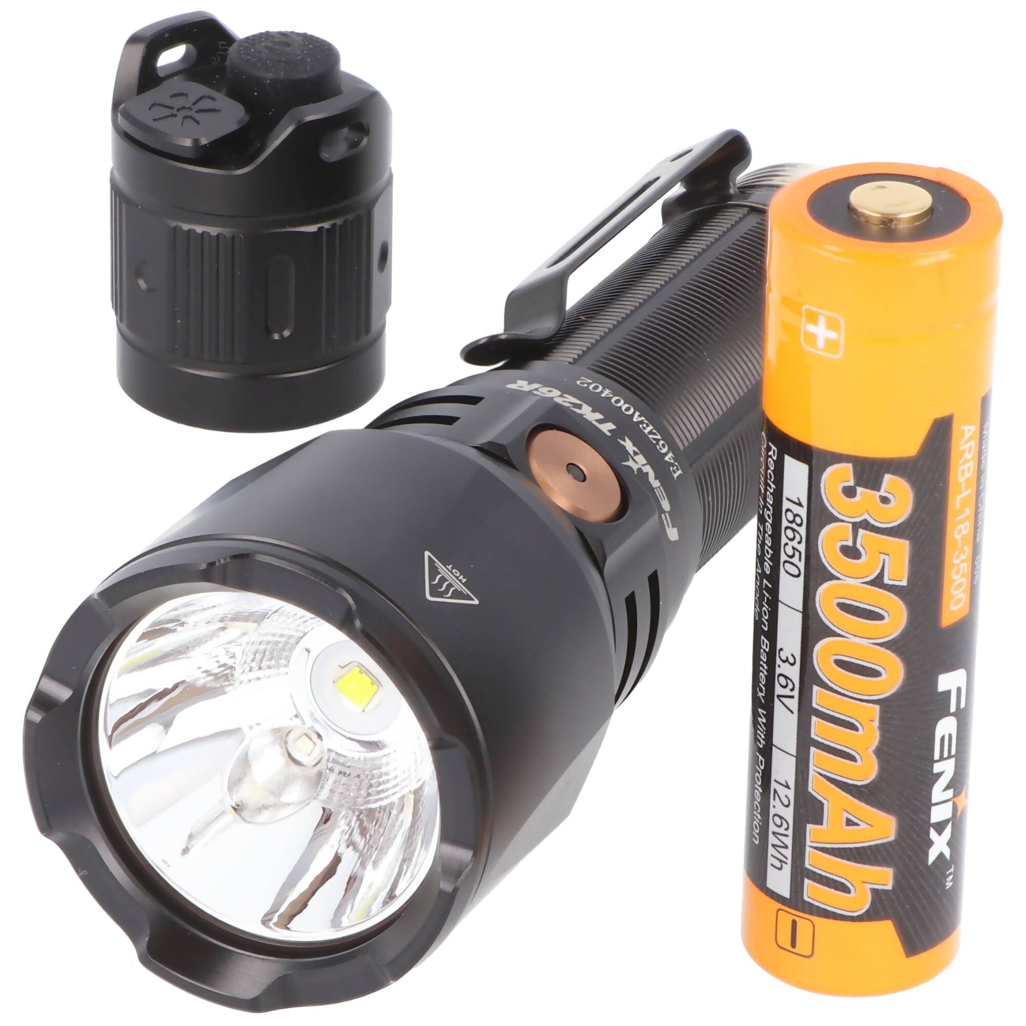 Fenix TK26R LED Taschenlampe max. 1500 Lumen und 347 Meter Leuchtweite, dreifarbig, inklusive 3500mAh Li-Ion Akku