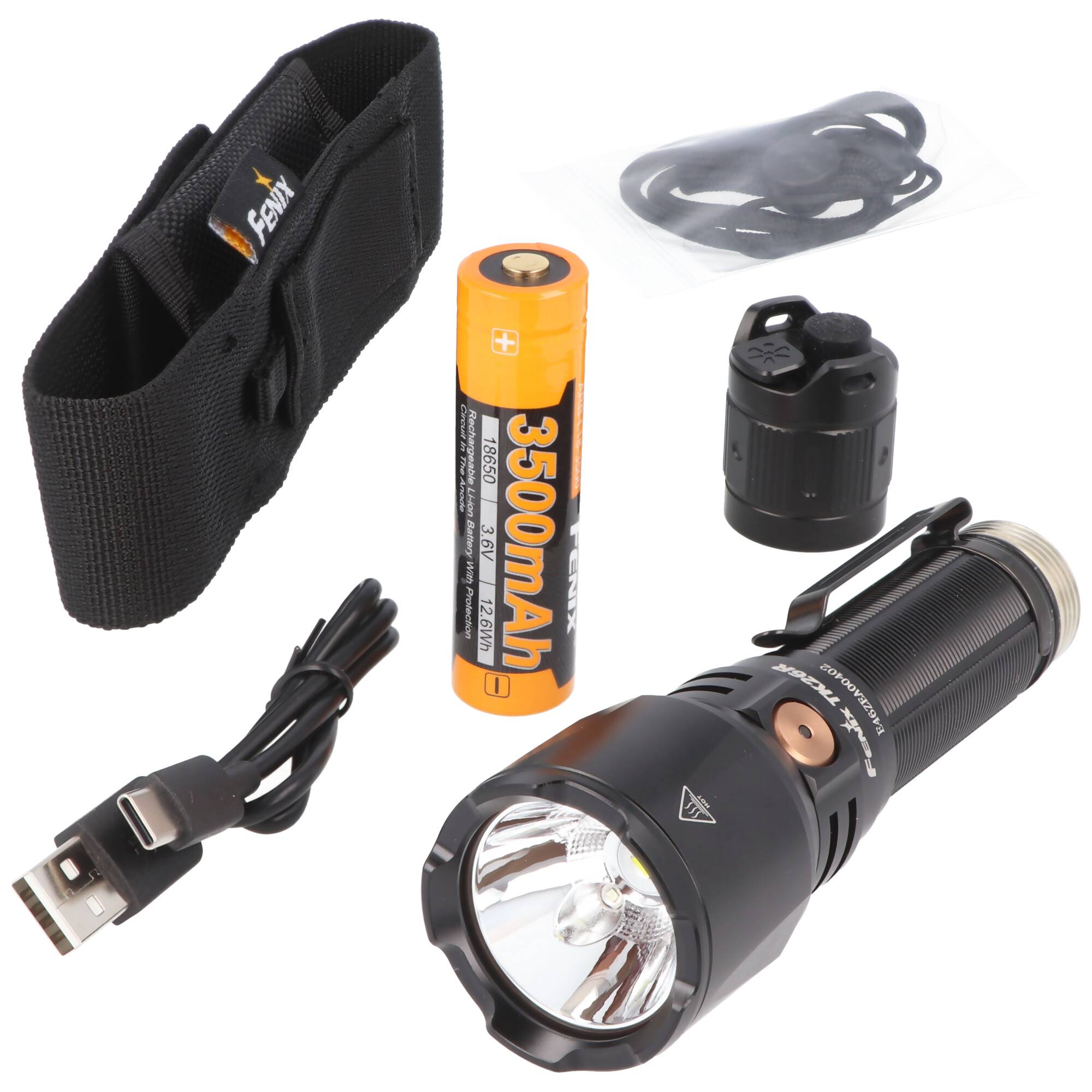 Fenix TK26R LED Taschenlampe max. 1500 Lumen und 347 Meter Leuchtweite, dreifarbig, inklusive 3500mAh Li-Ion Akku
