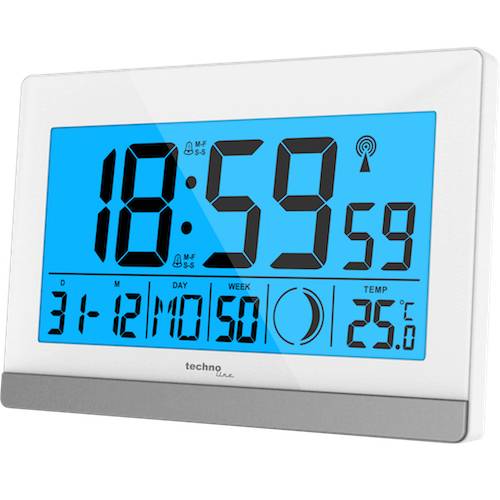 Technoline WS8056 - digitaler Funkwecker mit Temperatur- und Datumsanzeige