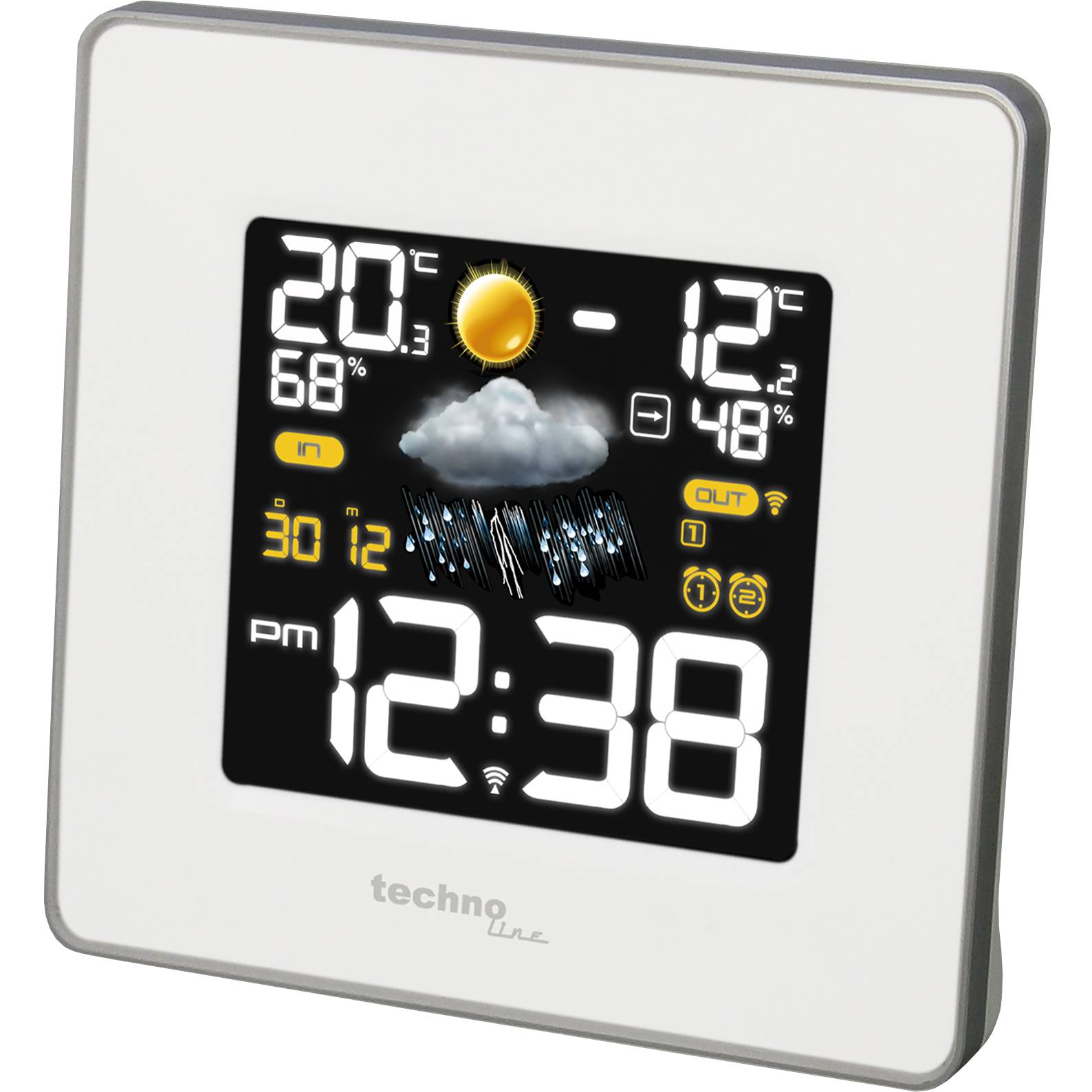 WS 6440 - Wetterstation mit farbigen LED´s