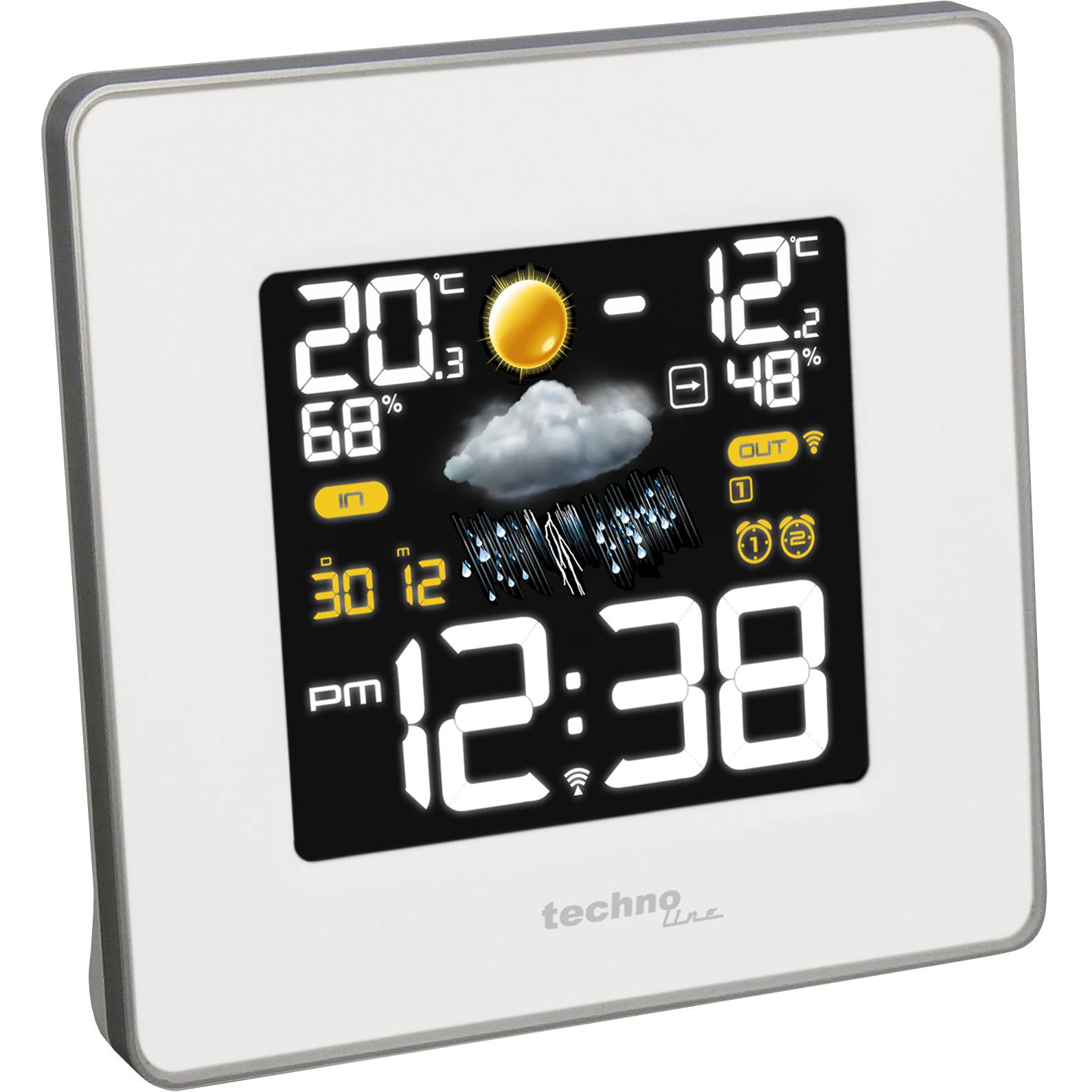 WS 6440 - Wetterstation mit farbigen LED´s