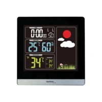 TECHNOLINE - Techno Line WS 6448 - Wetterstation - Schwarz TECHNOLINE - Techno Line WS 6448 - Wetterstation - Schwarz