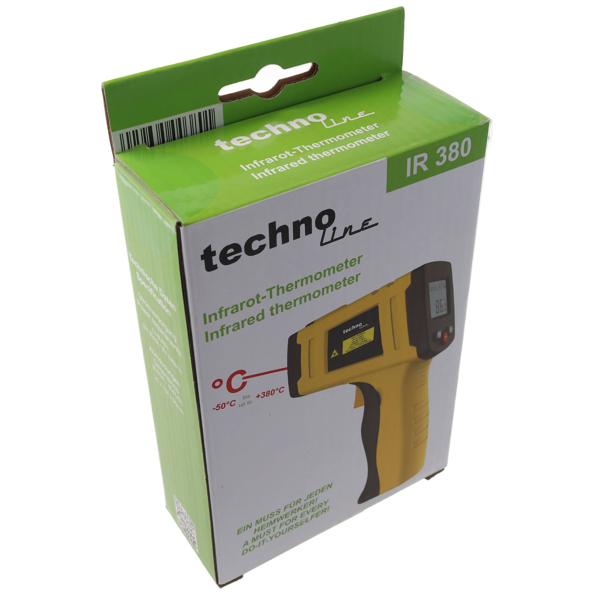 IR 380 Thermometer Infrarot-Thermometer zu der Temperaturmessung aus der Ferne