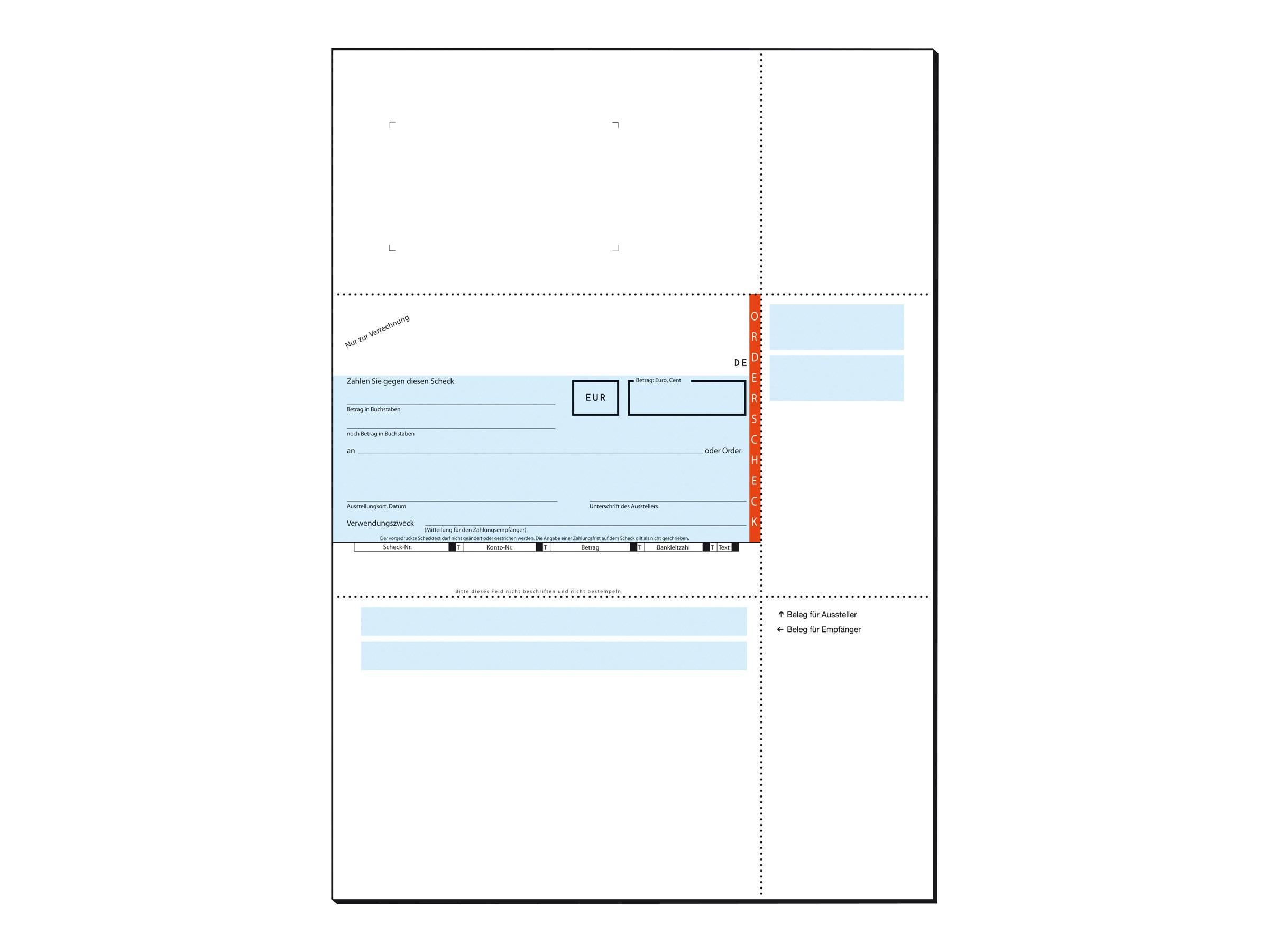 Sigel - Orderscheck - 100 Blatt - A4
