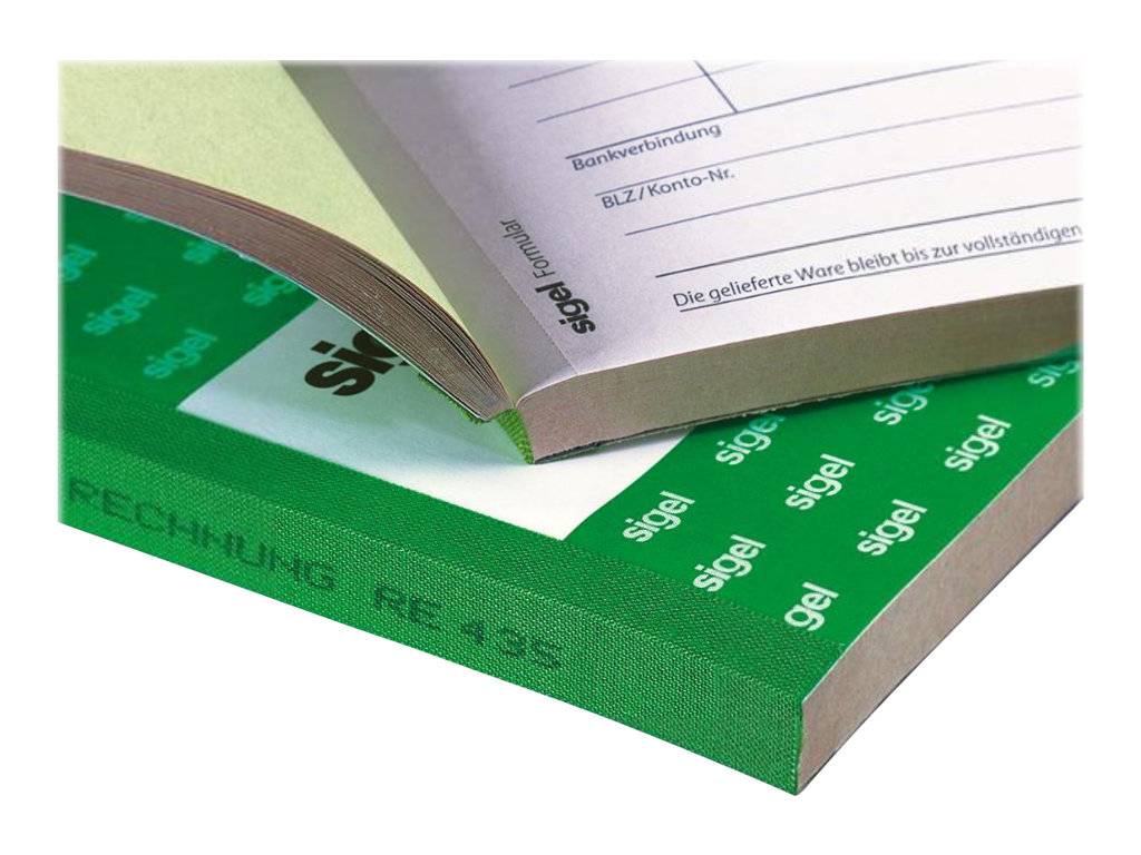 Sigel - Quittung - 40 Blatt - A6 - Querformat