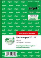 Sigel - Rechnungsformular - 50 Blatt - A6 - Kopie