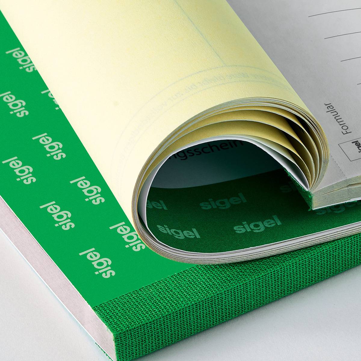 Quittungen für Kleinunternehmer, ohne MwSt.-Ausweis, fortlfd. Nummer, 1./2. Blatt bedruckt, mit Sicherheitsdruck, A6 q