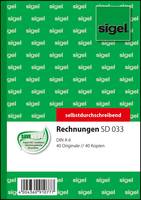 Sigel - Rechnungsformular - 40 Blatt - A6 - Kopie