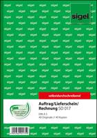 Sigel - Formular für Bestellung/Lieferung/Rechnung