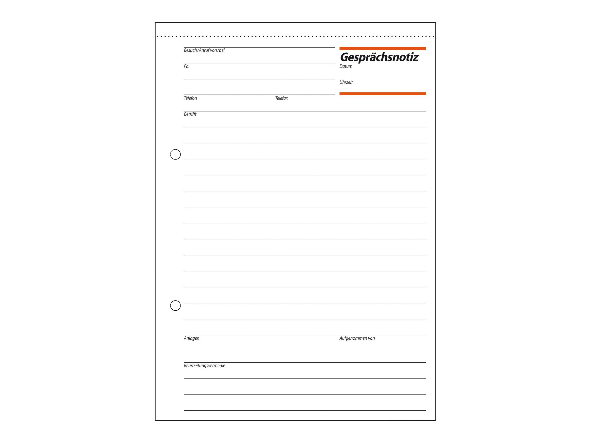 Sigel - Notizformular - 50 Blatt - A5