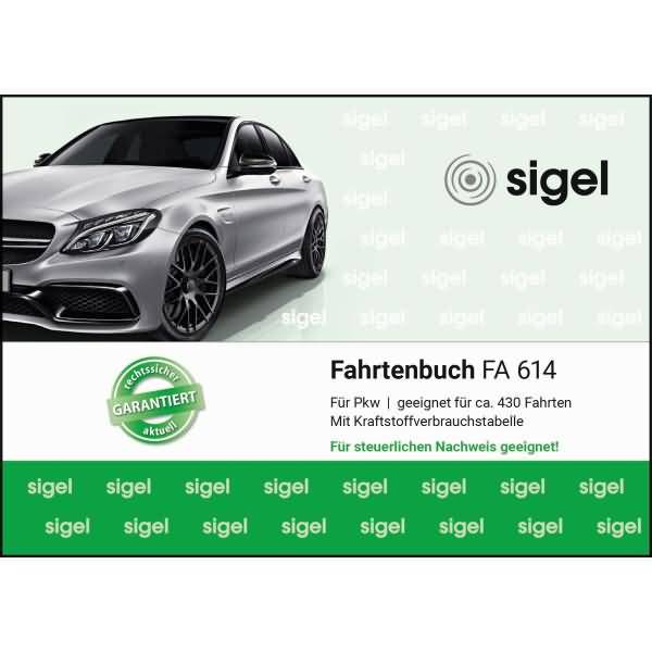 Fahrtenbuch A6 40 Blatt für Pkw 3 Stück