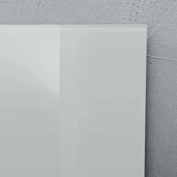 Glas-Whiteboard Artverum 100x100x1,8cm grau